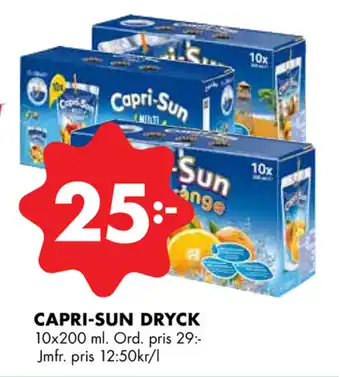 ÖoB Capri-Sun Dryck 10x200ml erbjuda