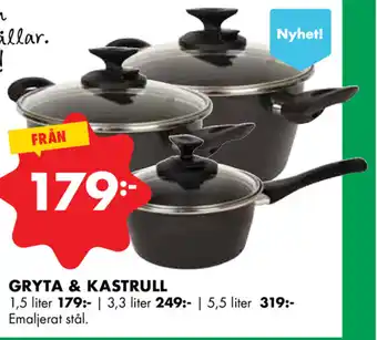 ÖoB Grytta & Kastrull 1,5 liter erbjuda