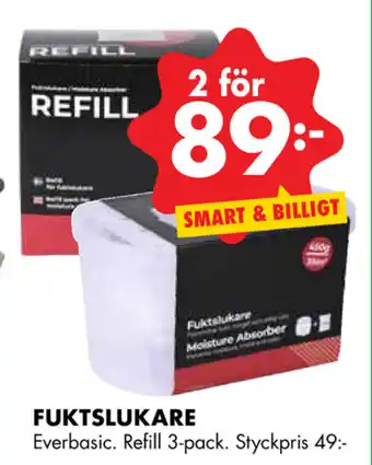 ÖoB Everbasic Fuktslukare Refill 3-pack erbjuda