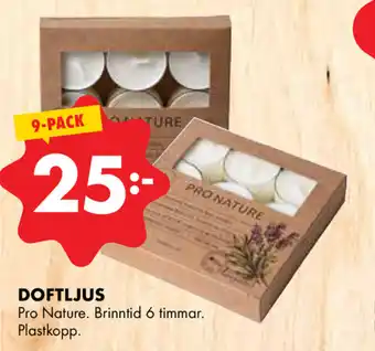 ÖoB Pro Nature Doftljus 9-pack erbjuda