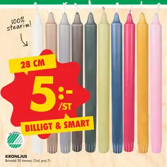 ÖoB Kronljus 10 timmar 28cm erbjuda
