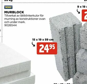 Jem&Fix Murblock erbjuda
