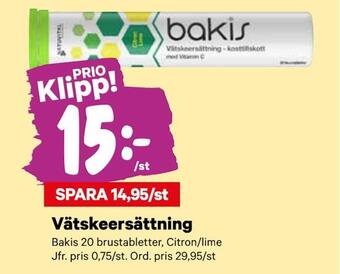 City Gross Vätskeersättning erbjuda