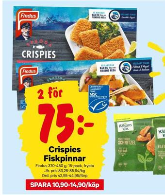 City Gross Crispies fiskpinnar erbjuda