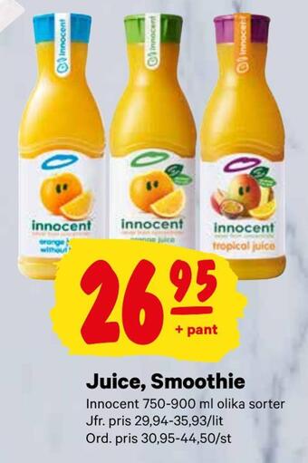City Gross Juice, smoothie erbjuda