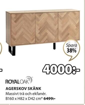 JYSK Agerskov skänk erbjuda