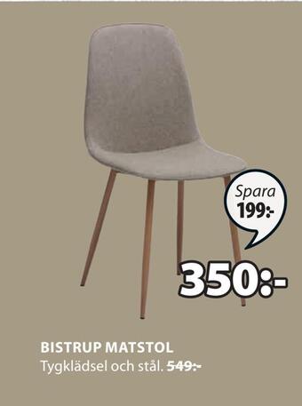 JYSK Bistrup matstol erbjuda