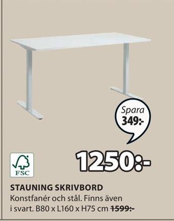 JYSK Stauning skrivbord erbjuda