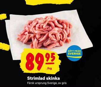 City Gross Strimlad skinka erbjuda