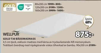 JYSK Gold t30 bäddmadrass erbjuda