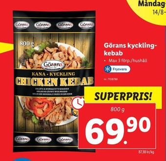 Görans kycklingkebab