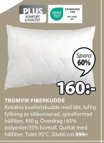 JYSK Tromvik fiberkudde erbjuda