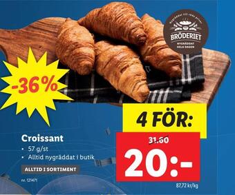Lidl Croissant erbjuda