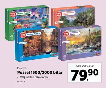 Lidl Pussel 1500/2000 bitar erbjuda