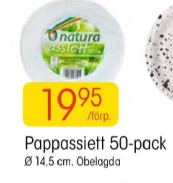 Natura engångsbestick/servis