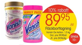 EKO Vanish fläckborttagning erbjuda