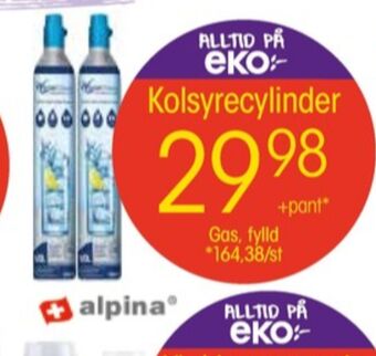 EKO Wassermaxx kolsyrepatron erbjuda