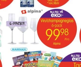 EKO Alpina glas erbjuda