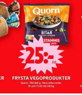 ICA Maxi Quorn vegetarmat erbjuda