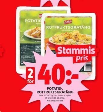 ICA Kvantum Peka potatisgratäng erbjuda