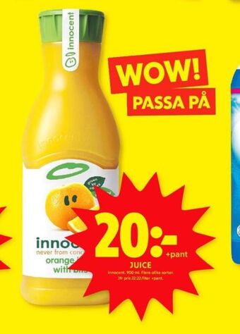 ICA Kvantum Innocent juice erbjuda