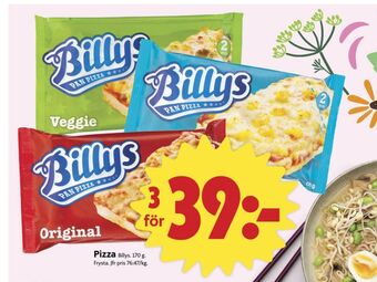 ICA Nära Billys pizza erbjuda