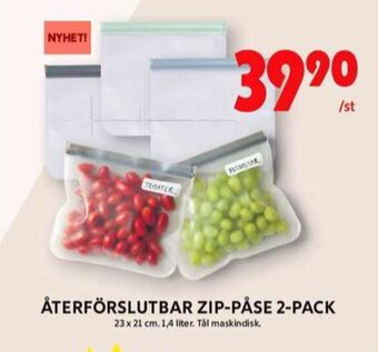 ICA Maxi Ica zippåsar erbjuda