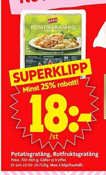 ICA Supermarket Peka potatisgratäng erbjuda
