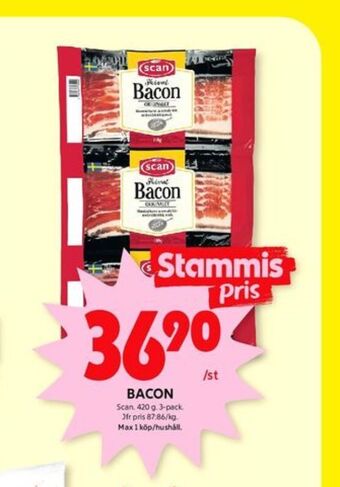 ICA Kvantum Scan baconskivor erbjuda