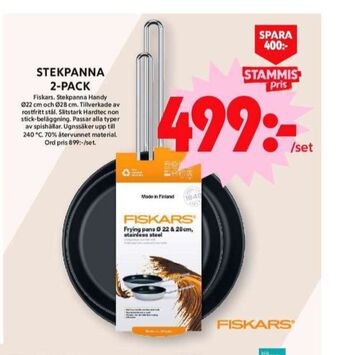 ICA Maxi Fiskars stekpanna erbjuda