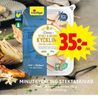 ICA Maxi Kronfågel kyckling erbjuda