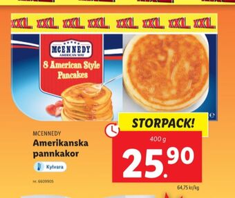 Lidl Mcennedy pannkakor erbjuda