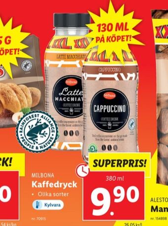 Lidl Milbona iskaffe erbjuda
