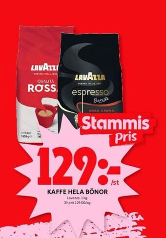 ICA Kvantum Espresso barista kaffebönor erbjuda