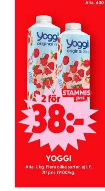 Yoggi yoghurt
