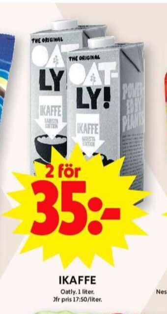 ICA Maxi Oatly ikaffe havredryck erbjuda