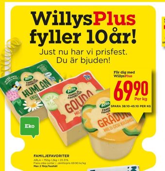 Willys Arla humlan erbjuda
