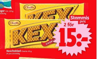 ICA Supermarket Kexchoklad chokladbar erbjuda