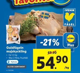 Lidl Guldfågeln kyckling erbjuda