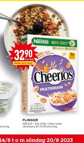 Cheerios frukostprodukt