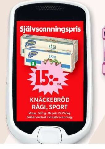 ICA Maxi Rågi knäckebröd erbjuda