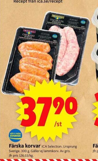 ICA Supermarket Ica selection chorizo erbjuda