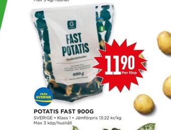 Willys Hemma Östra fornås potatis erbjuda