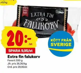 City Gross Favorit Falukorv erbjuda