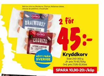 City Gross Scan Kryddkorv erbjuda