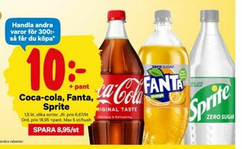 City Gross Fanta Zero Läskedryck erbjuda