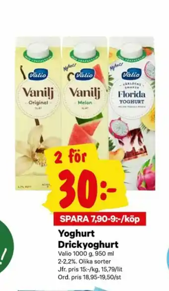 Valio Drickyoghurt