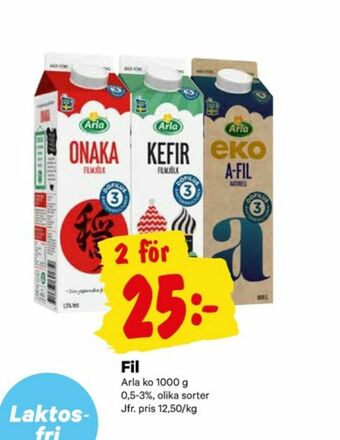 City Gross Arla Filmjölk erbjuda