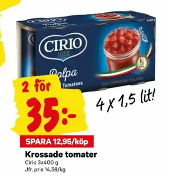 City Gross Cirio Tomater erbjuda