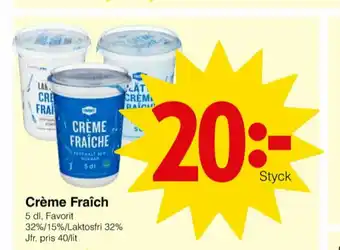 Matöppet Favorit Crème fraiche erbjuda